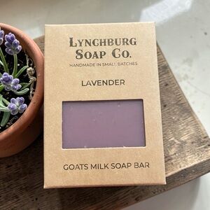 Lavender Goats Milk Soap Bar — Pale Purple
